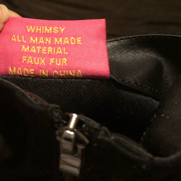 Faux Suede Booties with tassel details size 7 - Picture 7 of 8